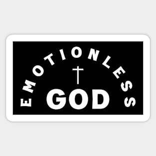 Emotionless God // Atheist Design Sticker